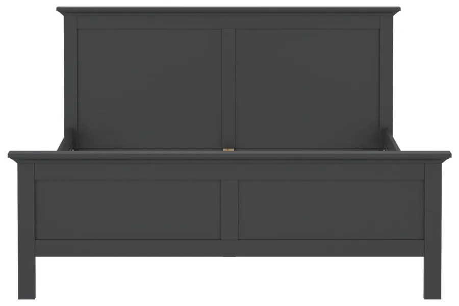 Szürke franciaágy 160x200 cm Paris – Tvilum