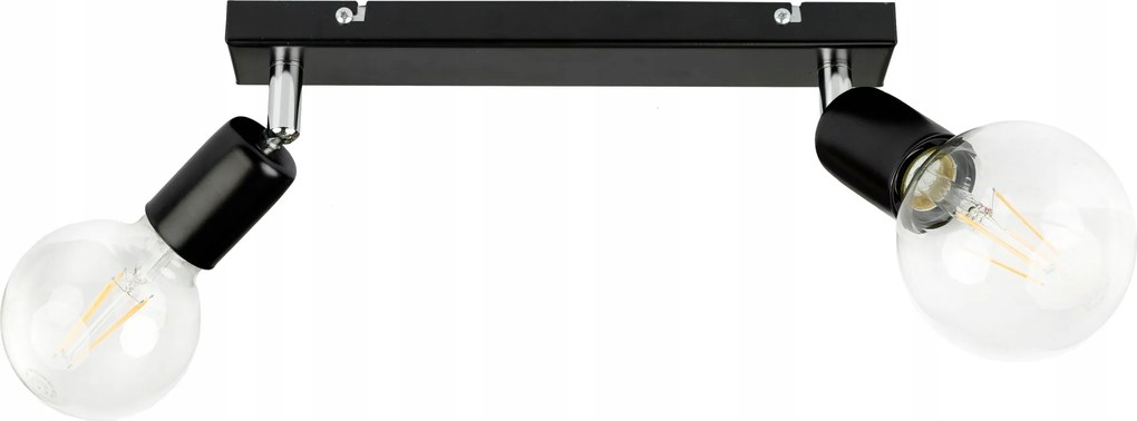 Mozgatható fali lámpa mennyezeti plafon Loft 2x E27