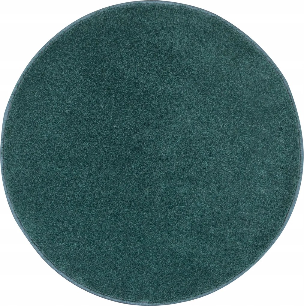 átm. 100 cm Puha Kerek Zöld Nappali Szőnyeg
