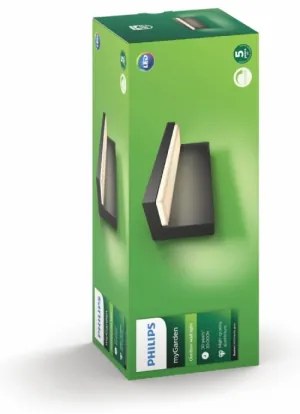 Philips 16483/93/P0 - LED Kültéri fali lámpa BUSTAN 2xLED/4,5W IP44