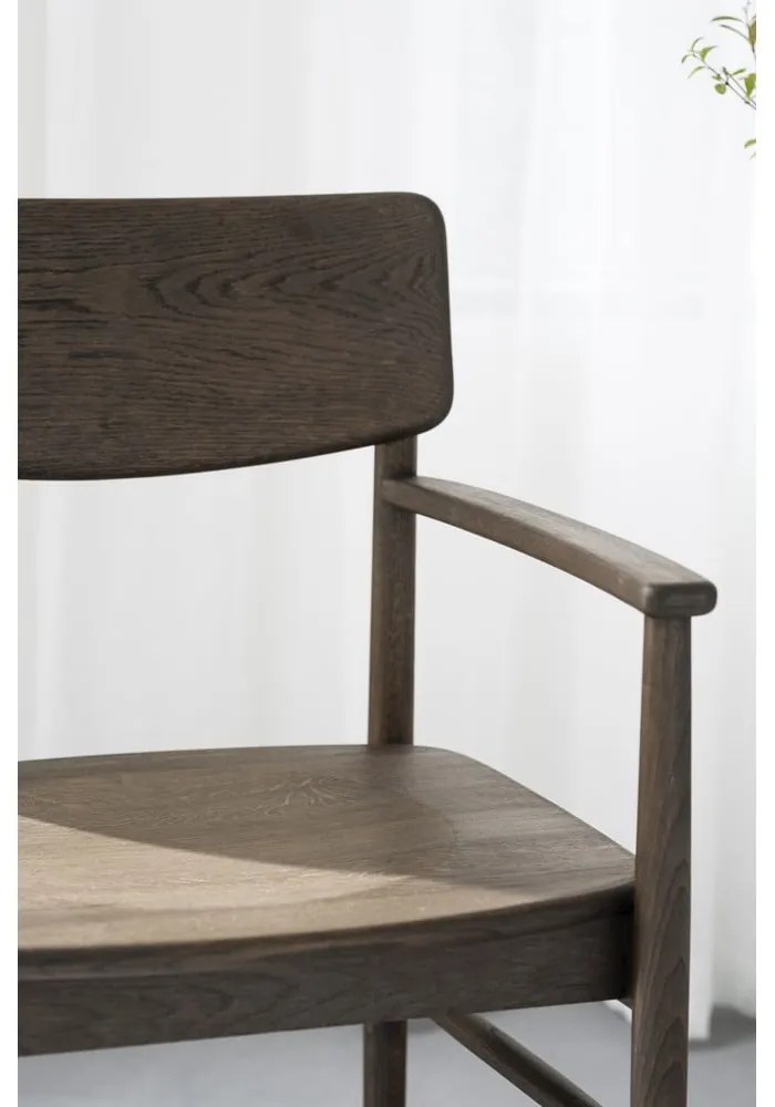 Sötétbarna tölgyfa étkezőszék Maidstone – Rowico