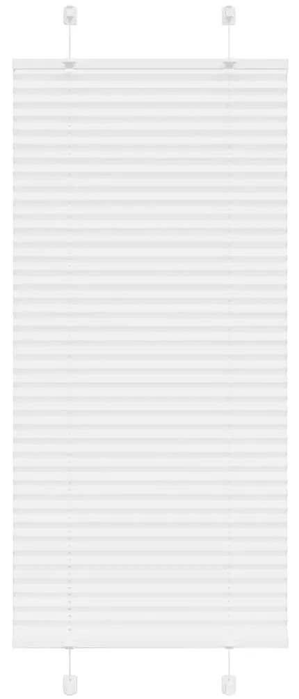 pliszírozott redőny Fehér 65x100 cm szövetszélesség 64,4 cm