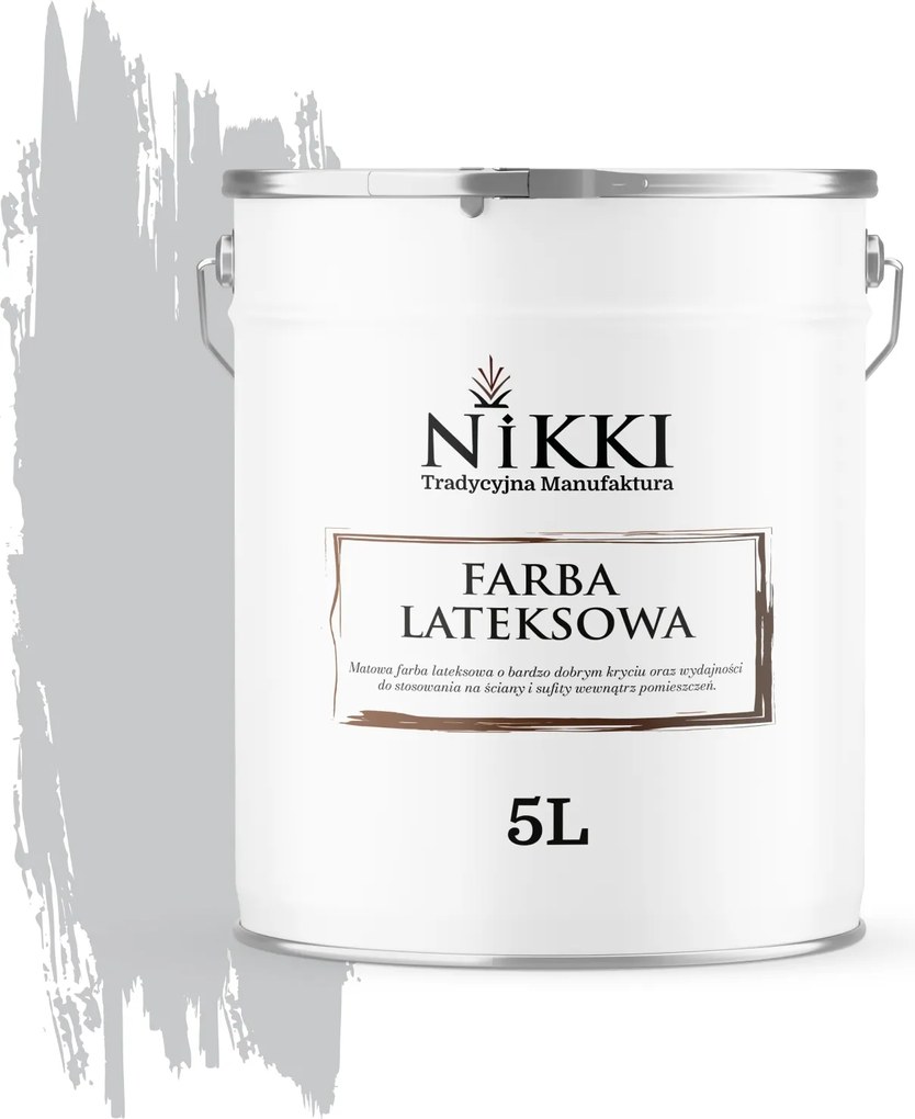 Latex Falfesték Szürke Szín Világos H1061 5L Mély Falmatt