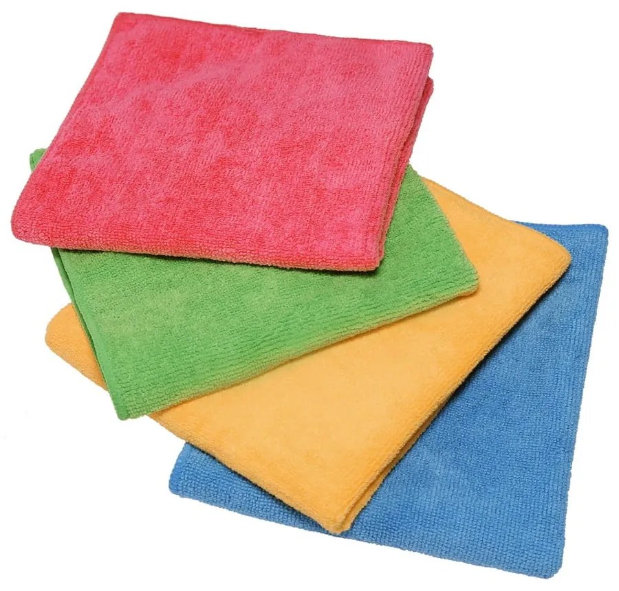 Mikroszálas törlőkendő szett 4 db-os 30x30 cm Colors - Vileda