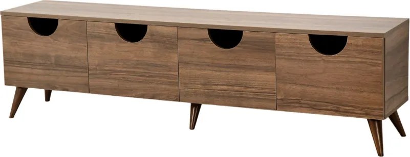 Four TV-állvány, dió, 180 cm
