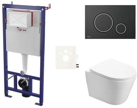 Fali WC szett SAT előtétfalas szereléshez + SAT Infinitio WC SIKOSSIN78K
