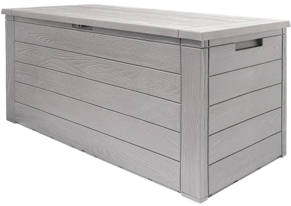 Deuba Woody 280 L tárolódoboz - szürke