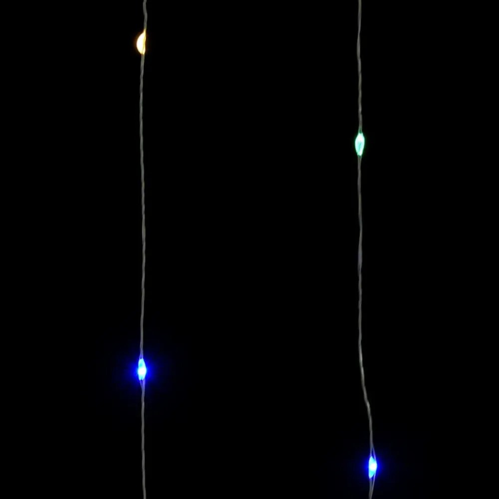 8 funkciós tündérfényfüzér 400 színes LED-del 40 m