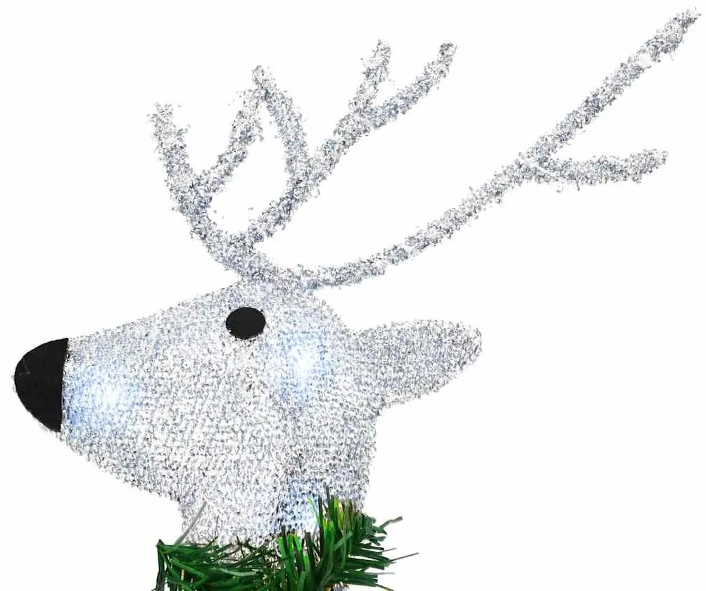 LED rénszarvasok 2 pcs Hideg Fehér szövet