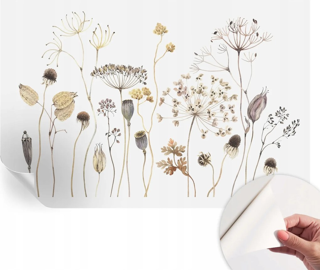 Öntapadós Dekoratív Fotótapéta Hálószobába Mezei virágok 104x70 cm