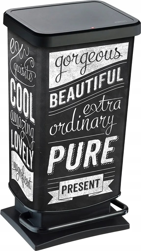 Paso Rotho pedálos szemeteskosár 40l Hipster.