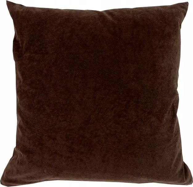 Dekoratív párnahuzat 40x40 Suedine -1021 Dk Brown