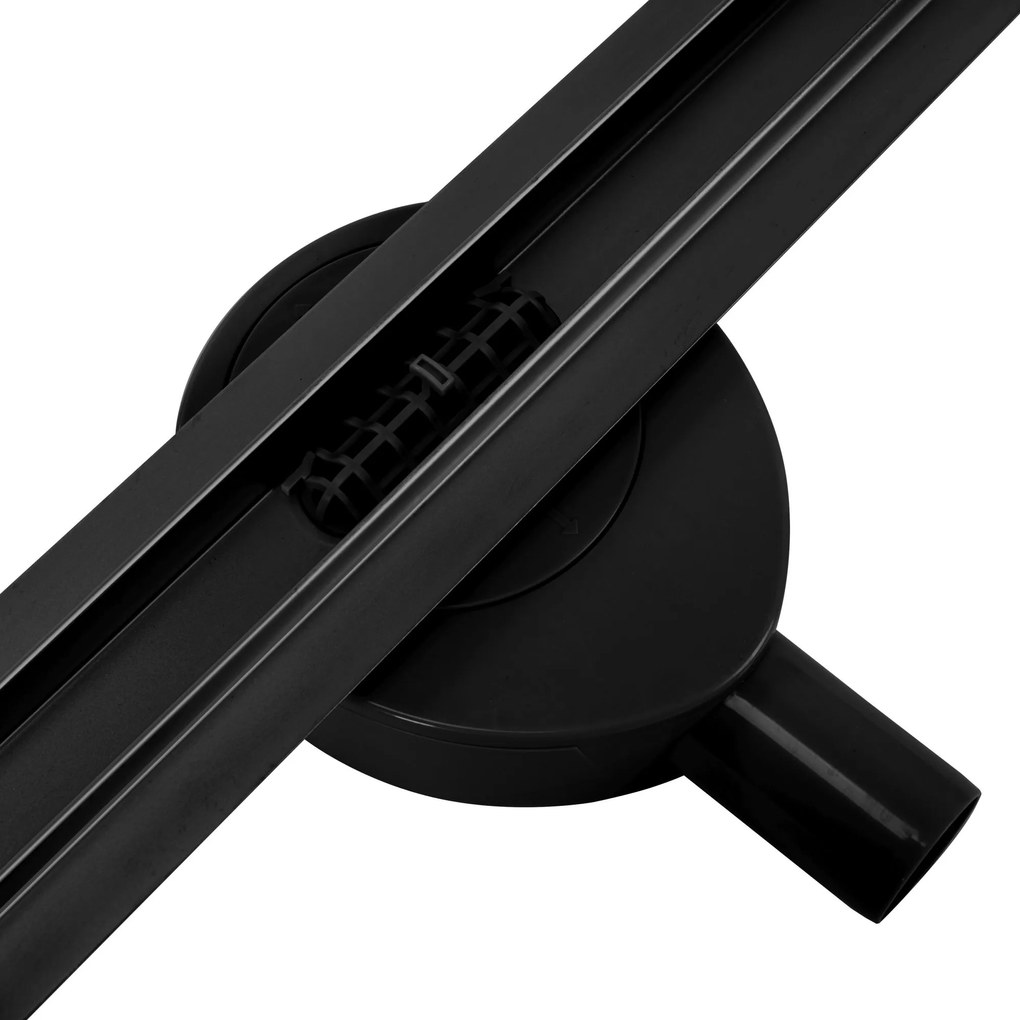 Lineáris lefolyó NEO Slim Pro black 100