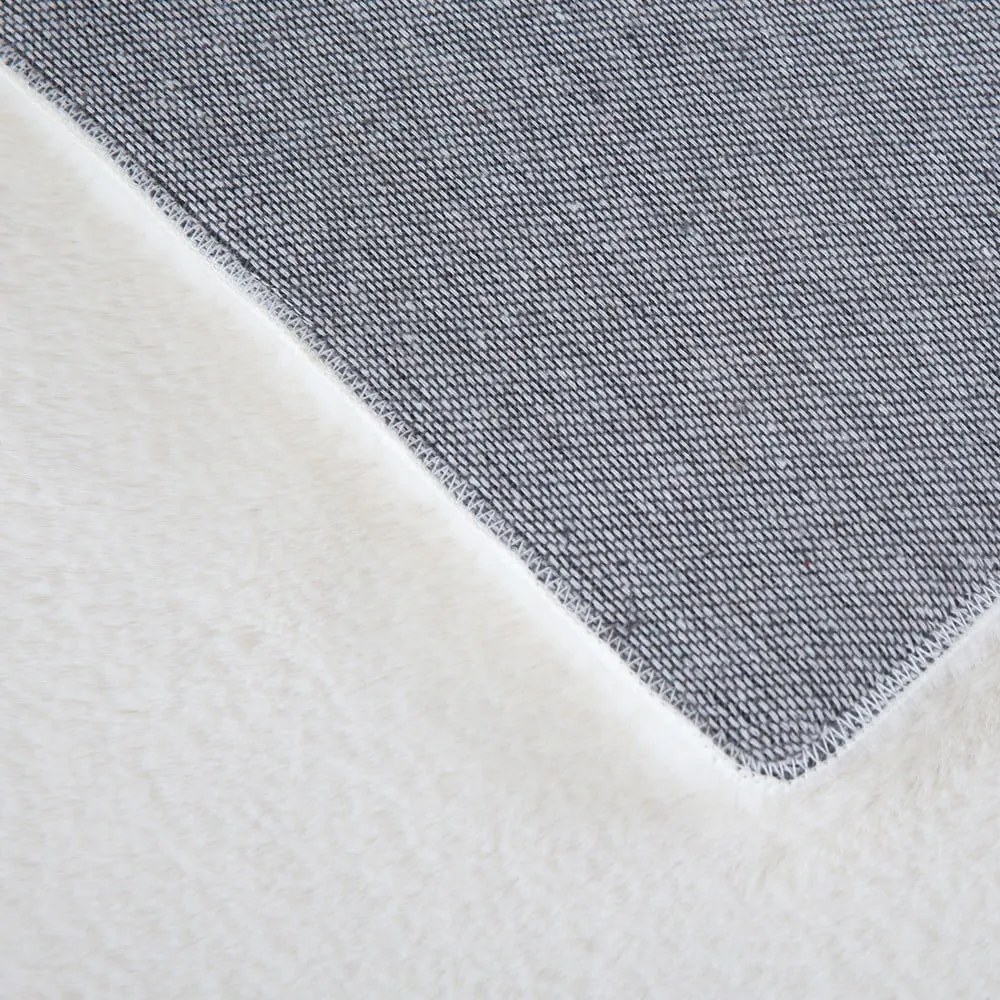 Krémszínű mosható szőnyeg 60x110 cm Pouffy – Ayyildiz Carpets