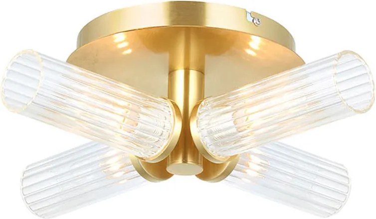 Endon glamour modern mennyezeti lámpa talo sárgaréz átlátszó end96160