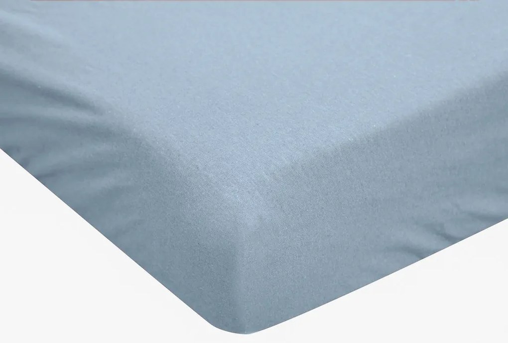 Vízálló gyermekágy lepedő JERSEY 60x120 cm világoskék