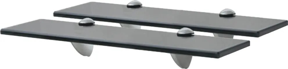 vidaXL 2 db lebegő üvegpolc 40 x 20 cm 8 mm