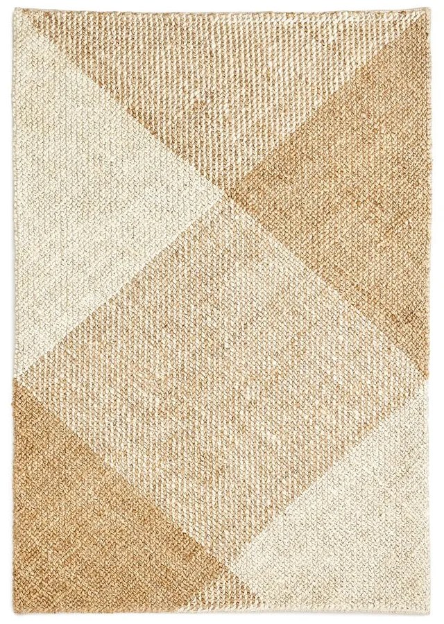 Bézs-krémszínű juta szőnyeg 160x230 cm Maelan – Kave Home