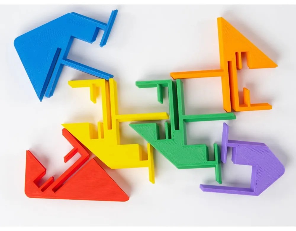 Logikai játék Zigguflat Puzzle – RecentToys