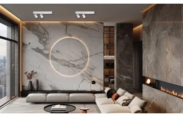 LED Spotlámpa MAGNET LED/5W/230V + 2xGU10/60W 3000/4000K fehér