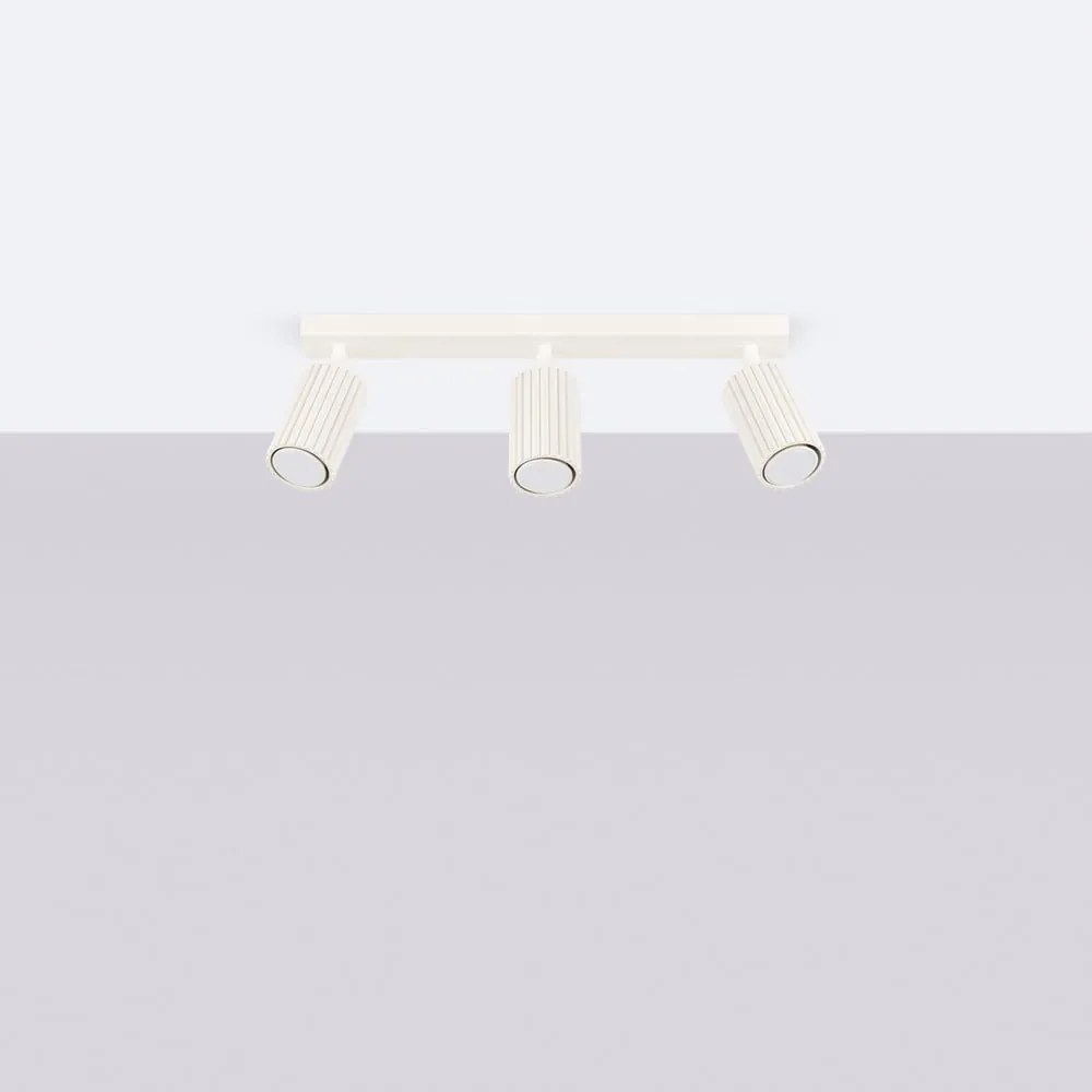 Krémszínű spotlámpa 6,5x45 cm Gleam – Sollux
