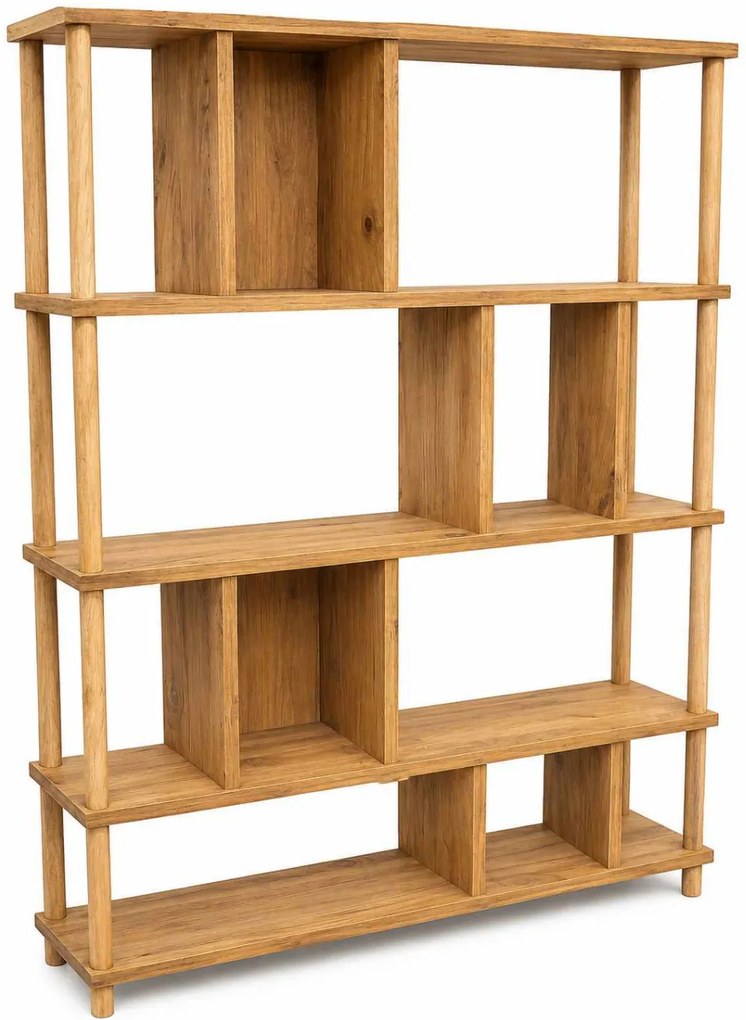 Könyvespolc, fenyő, 90 cm – Peka-0045