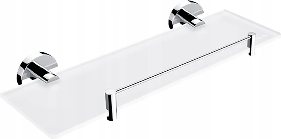 Nimco Unix fürdőszobai polc, matt üveg, szekrény, 40 cm Un 13091BX-40-26