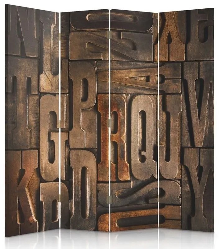 Gario Paraván Levelek Méret: 145 x 170 cm, Kivitelezés: Klasszikus paraván