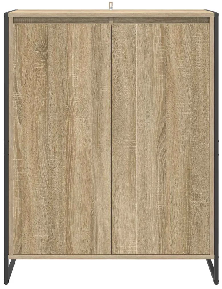 Cipőszekrény tárolóval ajtóval Sonoma 79 x 36 x 100 cm Faanyag