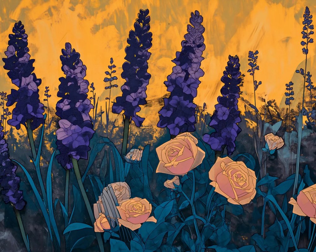 Poszter 50x40cm Aranykert