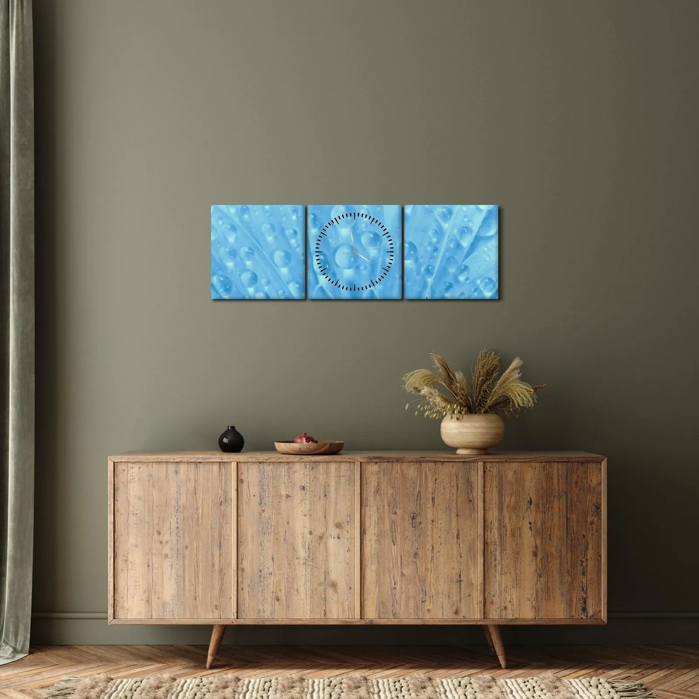 Kép - Makro felvétel egy virágról (órával) (90x30 cm)