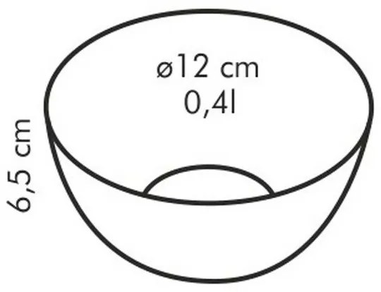 Tescoma GIRO üveg tál, 12 cm, 12 cm