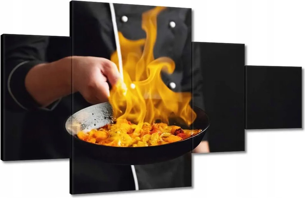 Képek 130x80 Szakács szakács tűz