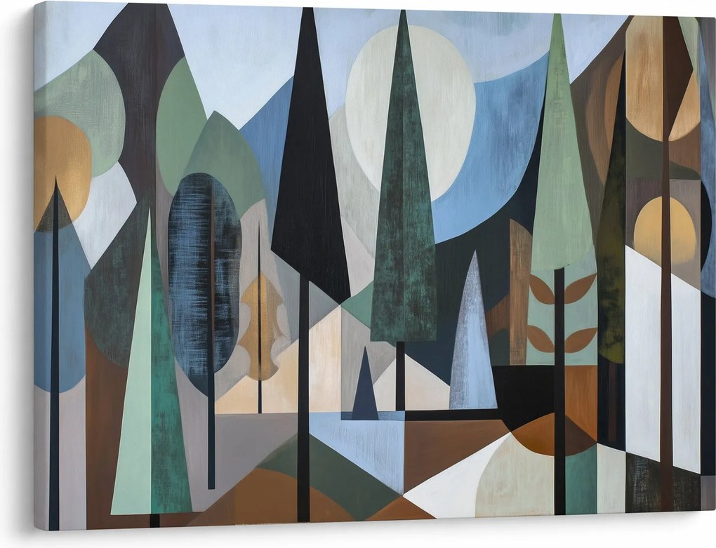 Kép - Természetes geometriai absztrakció II. (70x50 cm)