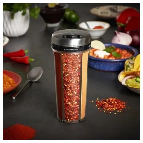 Cole&Mason Saunderton Herb fűszerdoboz utántöltővel, adagolóval