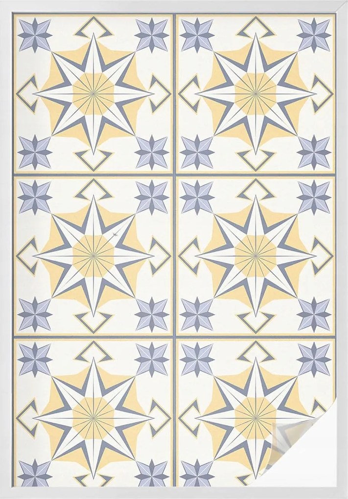 Szélvédőfólia Adatvédelem Geometrikus csillagok 100x146 cm