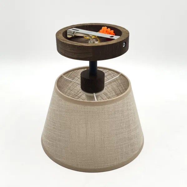 Brilagi - LED mennyezeti lámpa ANTHONY 1xE14/60W/230V dióbézs