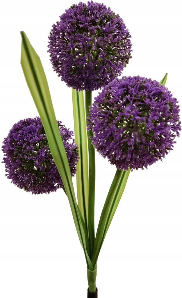 Napelemes Lámpa Fokhagyma Dekoratív Lila 68 cm 30 Led Meleg IP44