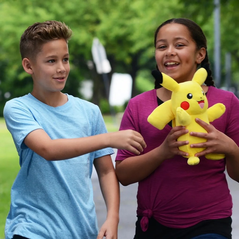 Interaktív plüss Pokémon Pikachu, 30 cm-es