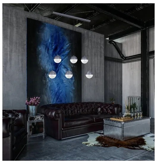 LED Csillár zsinóron FURNI 6xLED/5W/230V