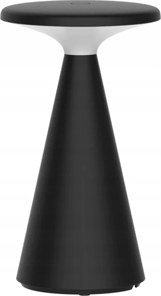 Kültéri asztali lámpa Led teraszra modern fekete akkumulátoros Polux