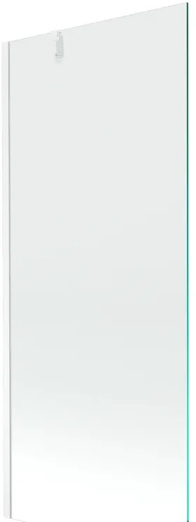 Mexen Next, kádparaván 1 szárny 80 x 150 cm, fix szárny, 6 mm átlátszó üveg, fehér profil, 895-080-000-00-00-20