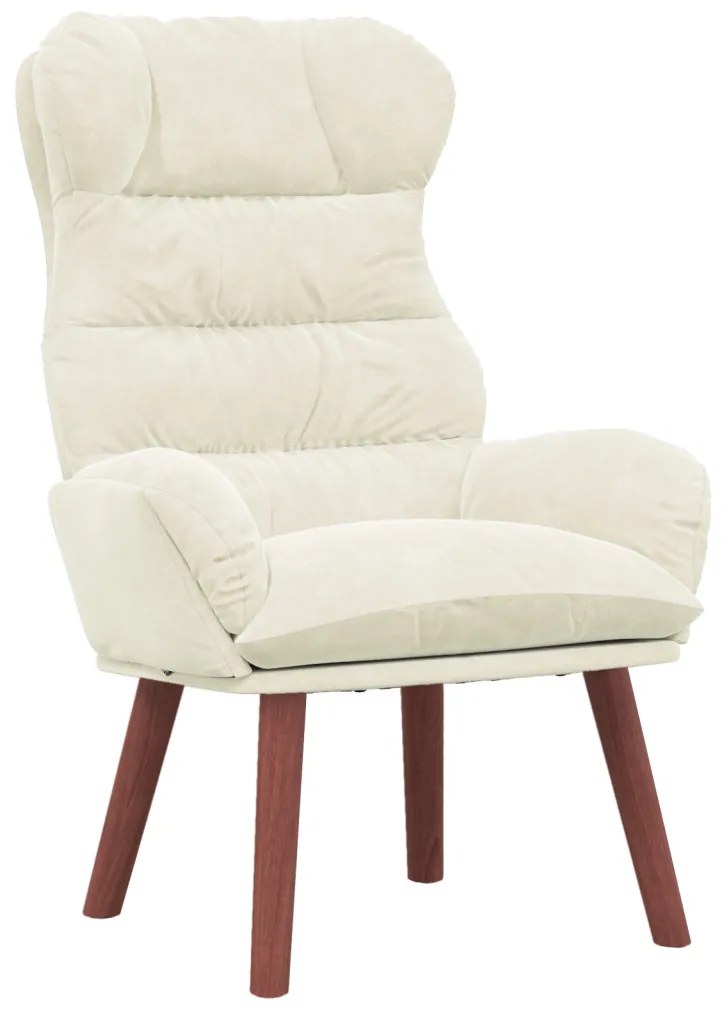 Pihenőszék Krém 69 x 74 x 93 cm Bársony