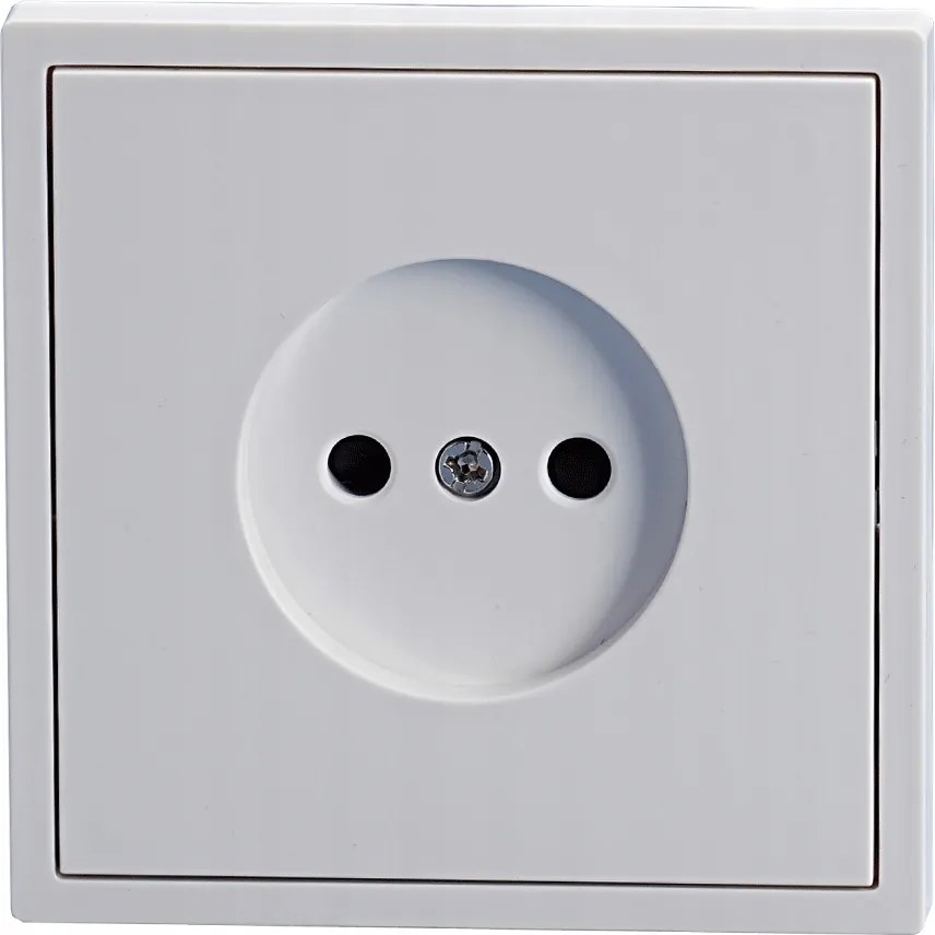 Kontakt Aljzat Elektromos Aljzat Szimpla Fehér FI60 Fehér keret