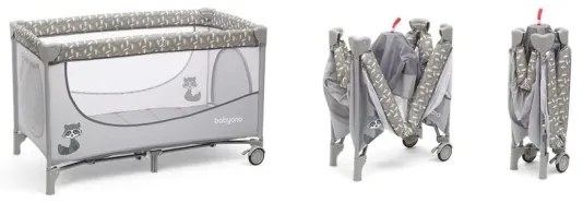 BabyOno - Utazó kiságy BASIC szürke