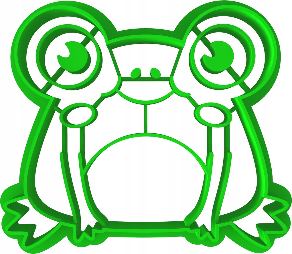 Sütemény lyukasztó forma Béka 1 8cm