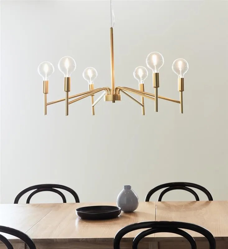 MARKSLÖJD 108210 MONARCH Glamour Csillár Arany E14 IP20