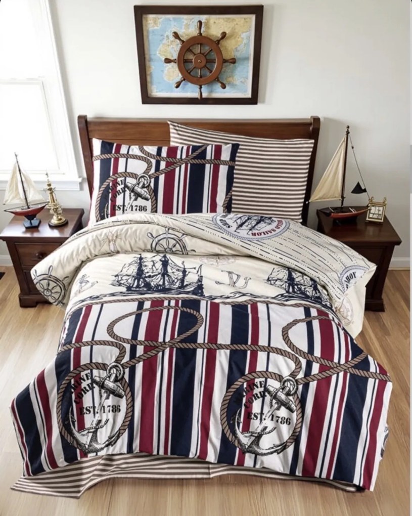 Titanic pamut ágyneműhuzat 200x140cm+90x70cm TiaHome
