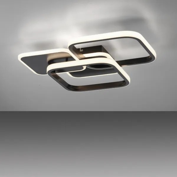 Leuchten Direkt 14117-18 - LED Mennyezeti lámpa SEVENT LED/36W/230V fekete