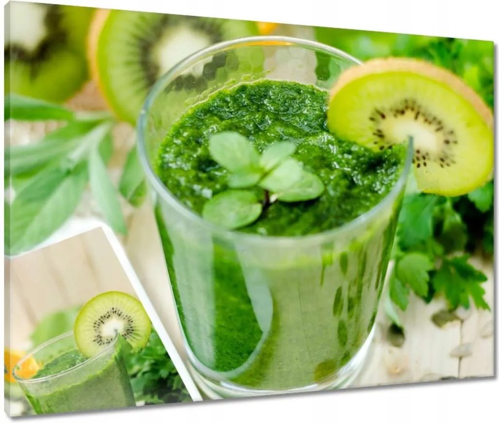 Vászonkép 80x60 Citrusos kiwi ital